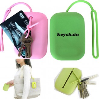Silicone Card Bag/Keychain 