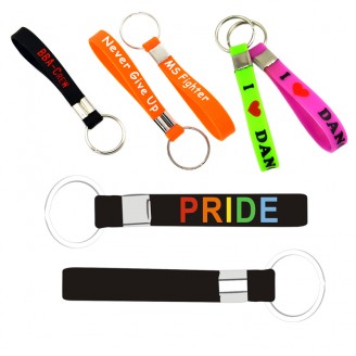 Silicone Wristband Keychain